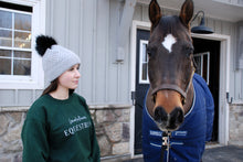 Load image into Gallery viewer, LIMITED EDITION Laced Reins EQ Signature Crewneck - Holiday Green