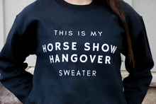 Load image into Gallery viewer, Horse Show Hangover Sweater - Black