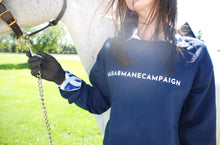 Load image into Gallery viewer, #GrabManeCampaign Crewneck - Navy