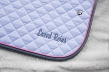 Load image into Gallery viewer, Laced Reins Baby Pad - Pink & Grey