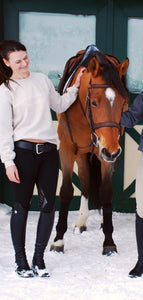 Laced Reins EQ Signature Crewneck - Sand