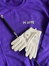 Load image into Gallery viewer, Pi Affe Crewneck - Purple with White and Black
