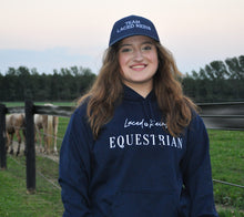 Load image into Gallery viewer, Laced Reins EQ Signature Hoodie - Navy
