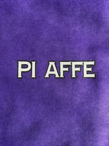 Pi Affe Crewneck - Purple with White and Black